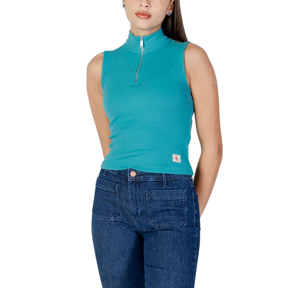 Turquoise Cotton Top - ventzia