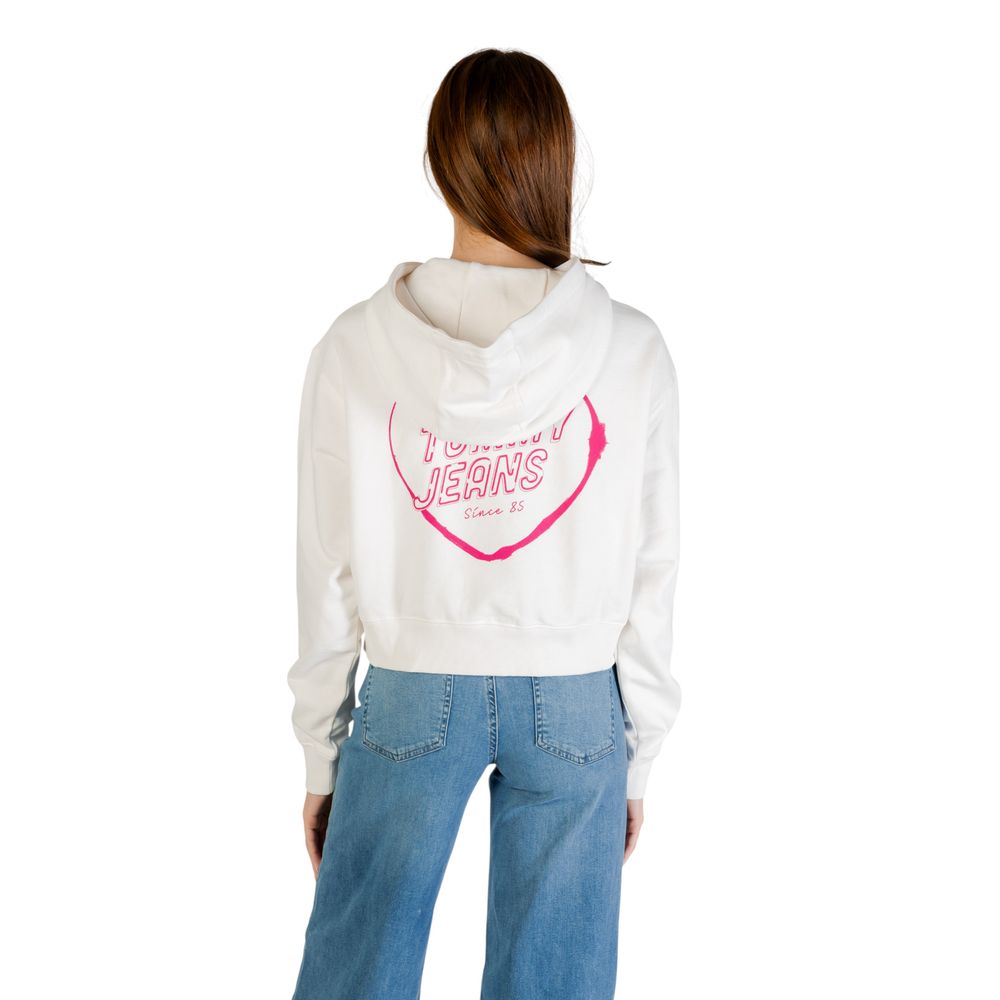 Cream Recycled Cotton Hoodie - ventzia