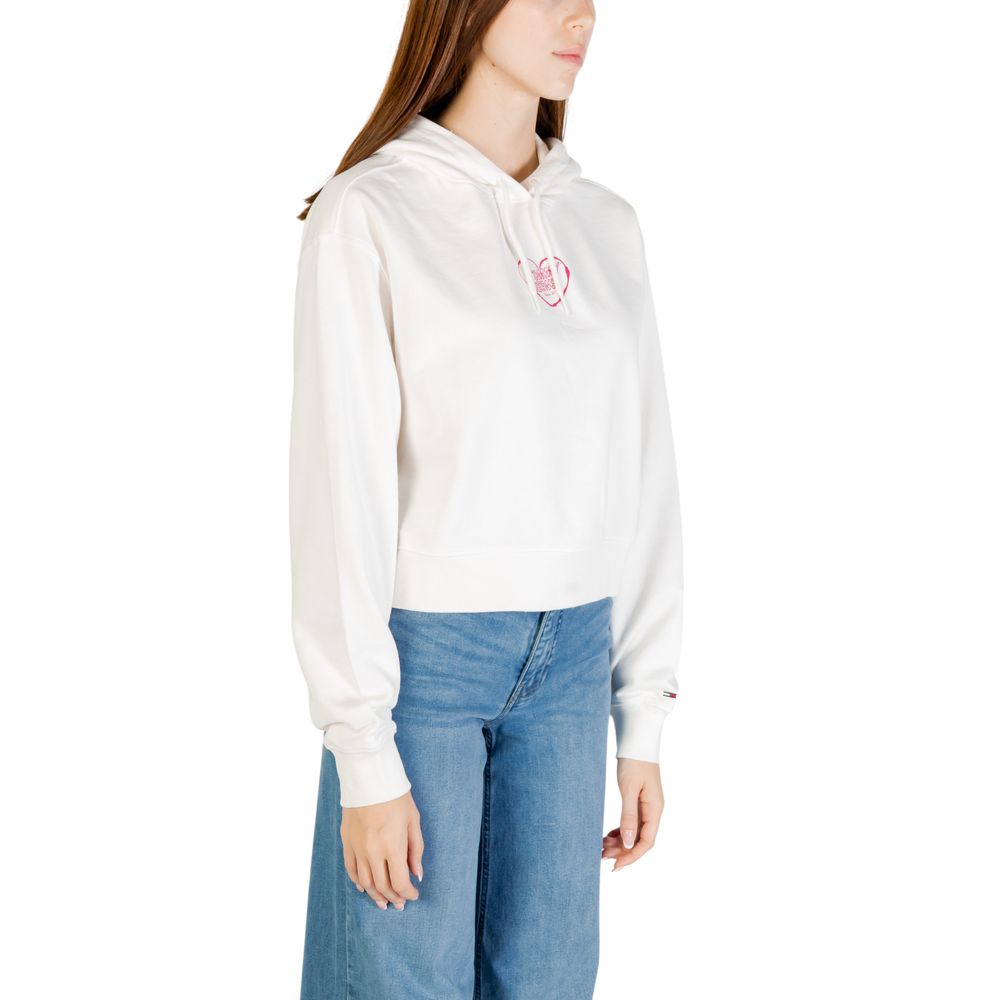 Cream Recycled Cotton Hoodie - ventzia