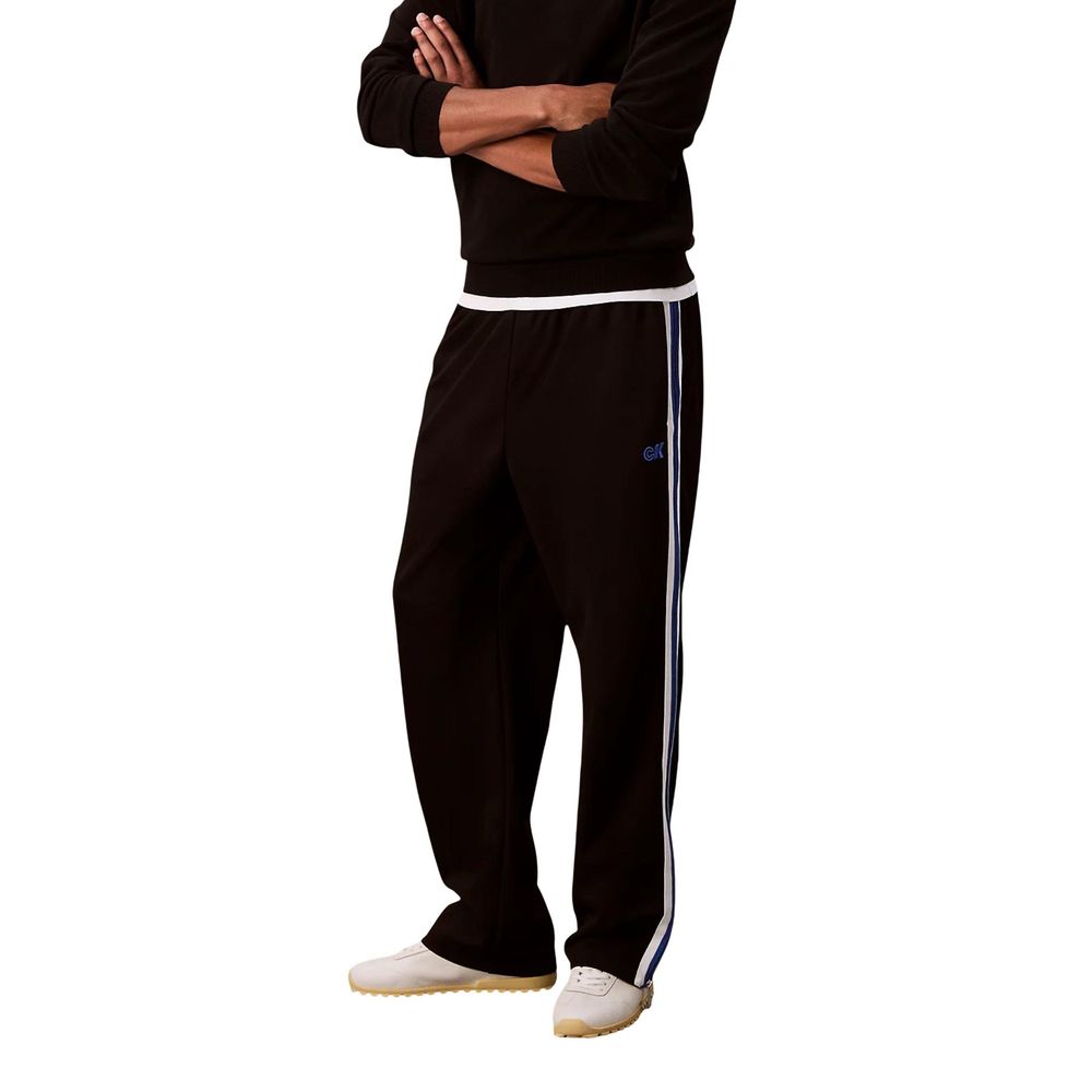 Black Polyester Joggers (Workout Pants) - ventzia