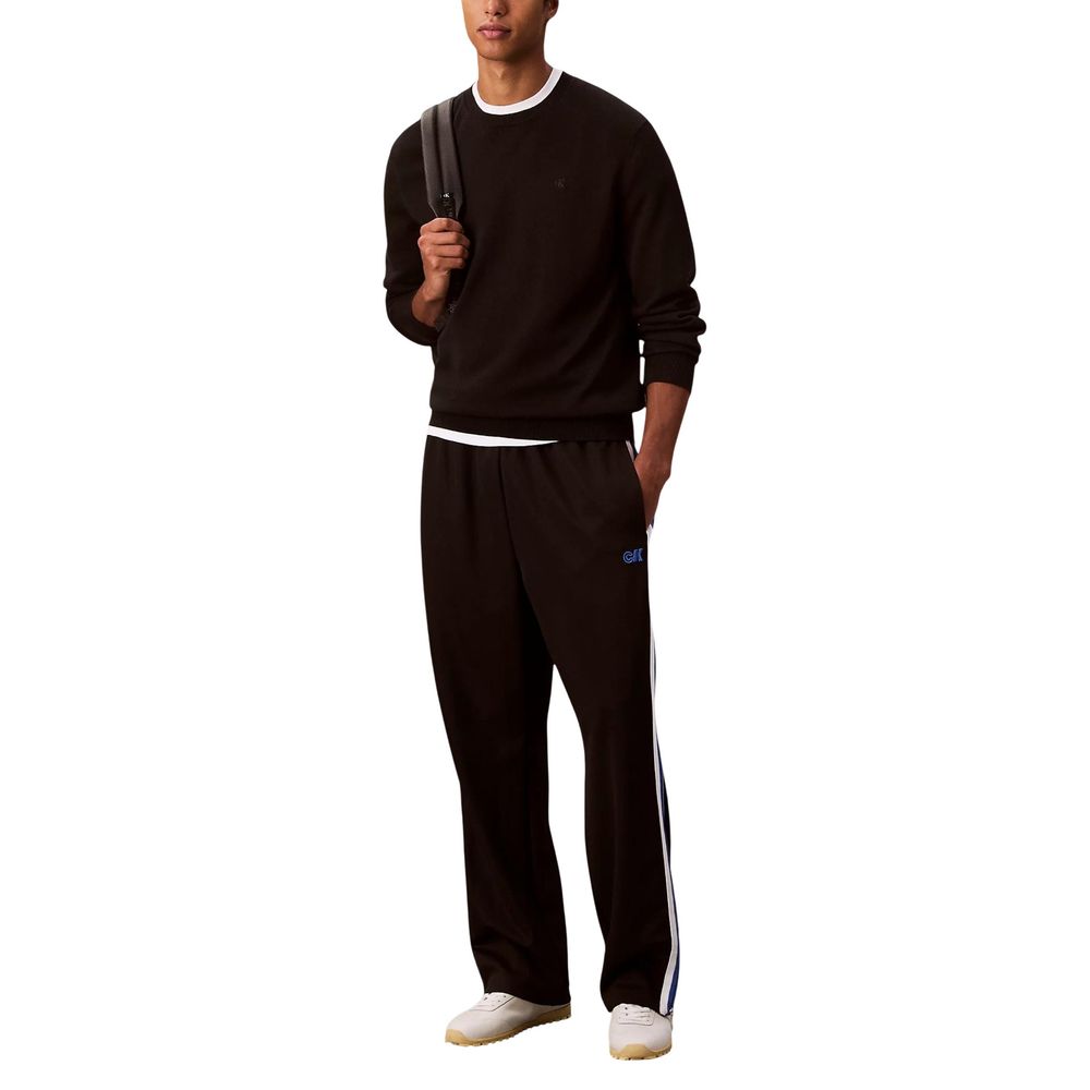 Black Polyester Joggers (Workout Pants) - ventzia