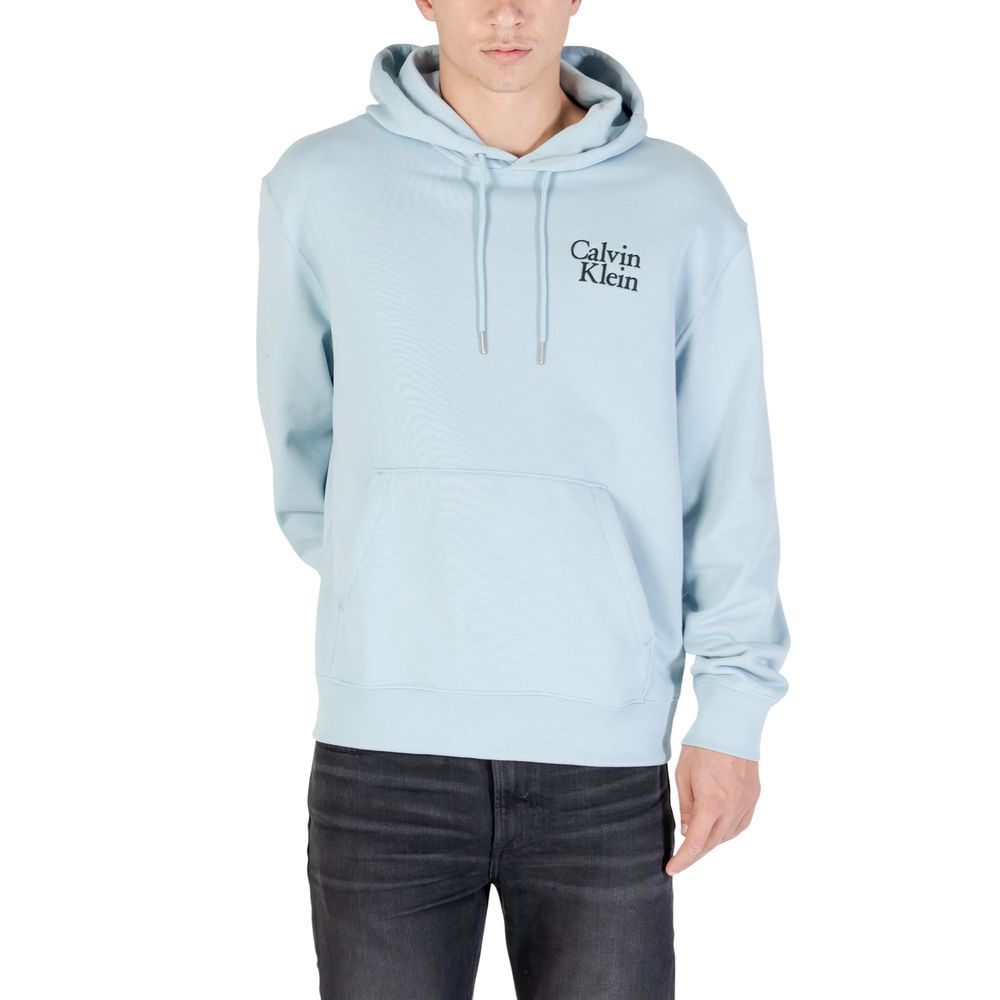 Blue Cotton Hoodie - ventzia
