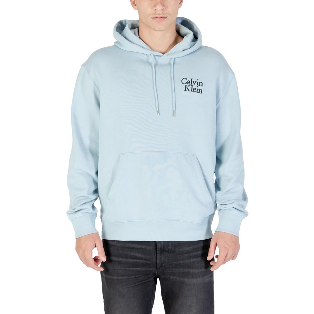 Blue Cotton Hoodie - ventzia