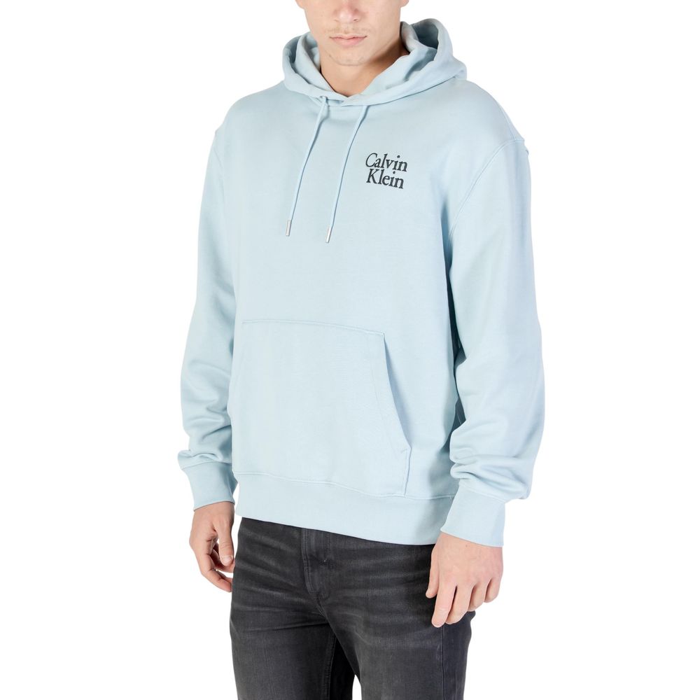 Blue Cotton Hoodie - ventzia