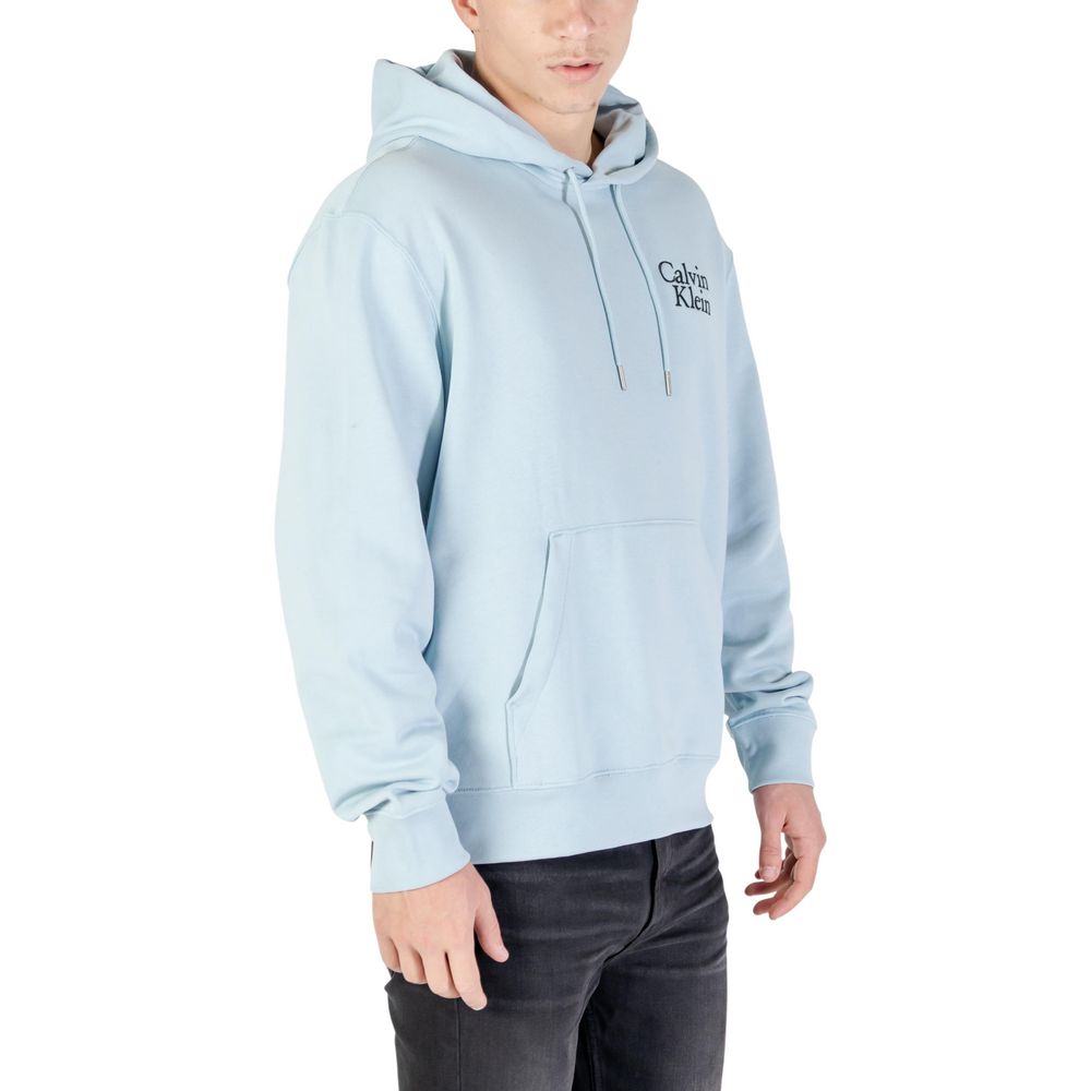 Blue Cotton Hoodie - ventzia