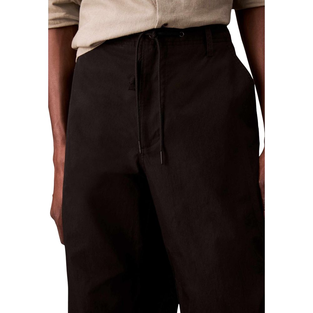 Black Cotton Joggers (Workout Pants) - ventzia