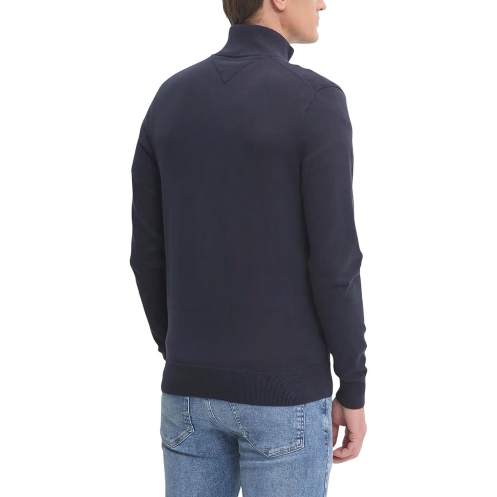 Blue Cotton Cardigan - ventzia