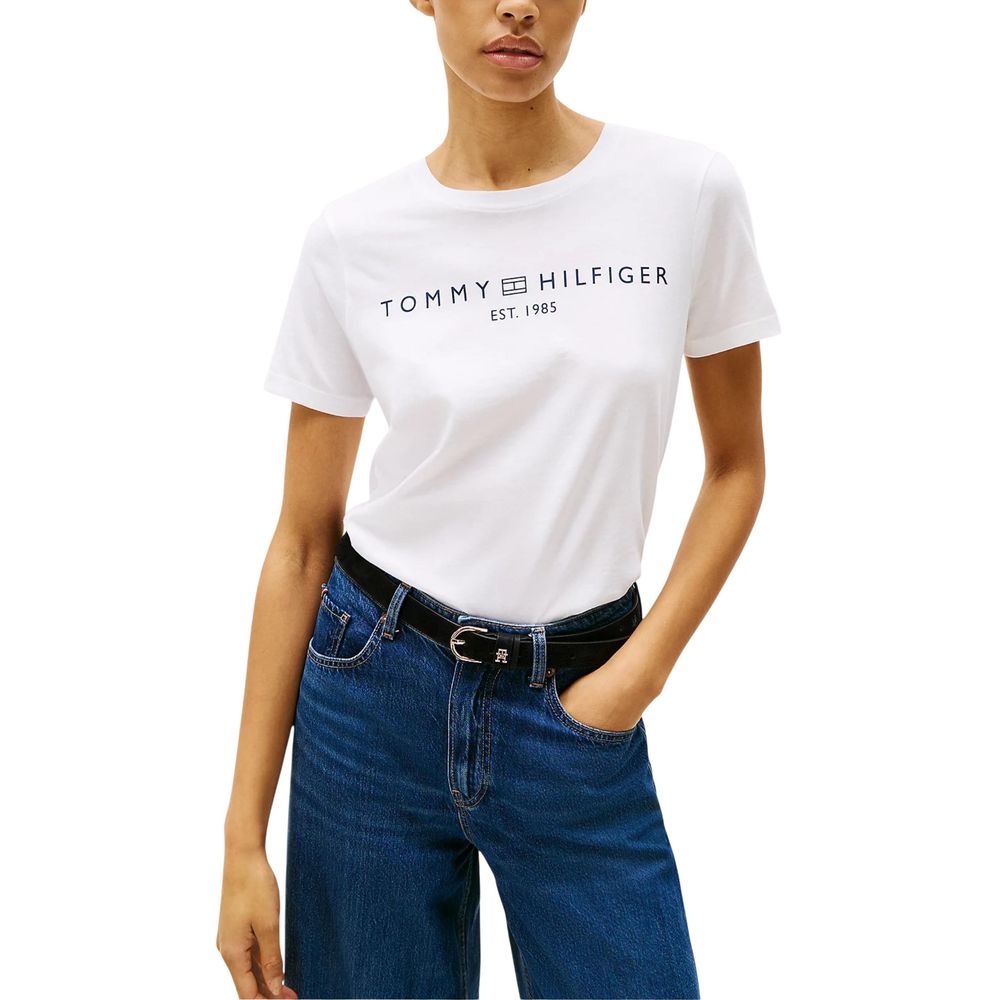 White Recycled Cotton T-Shirt - ventzia
