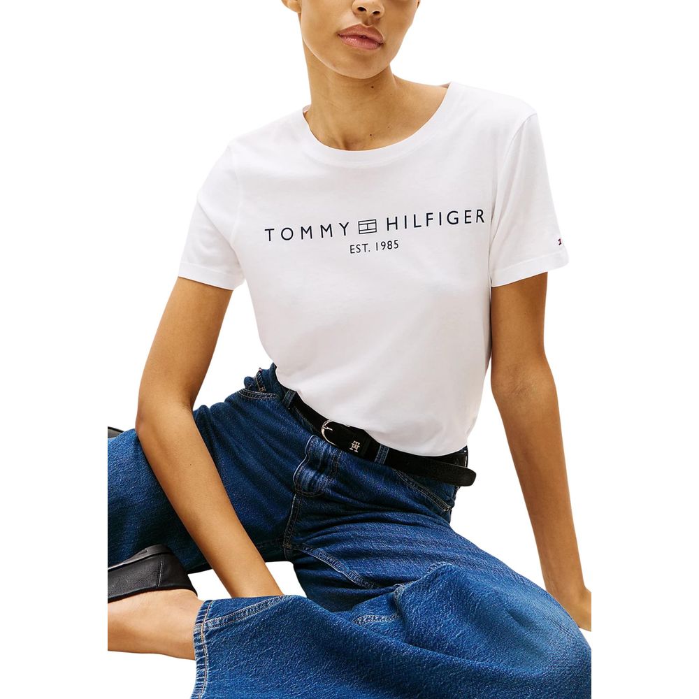 White Recycled Cotton T-Shirt - ventzia