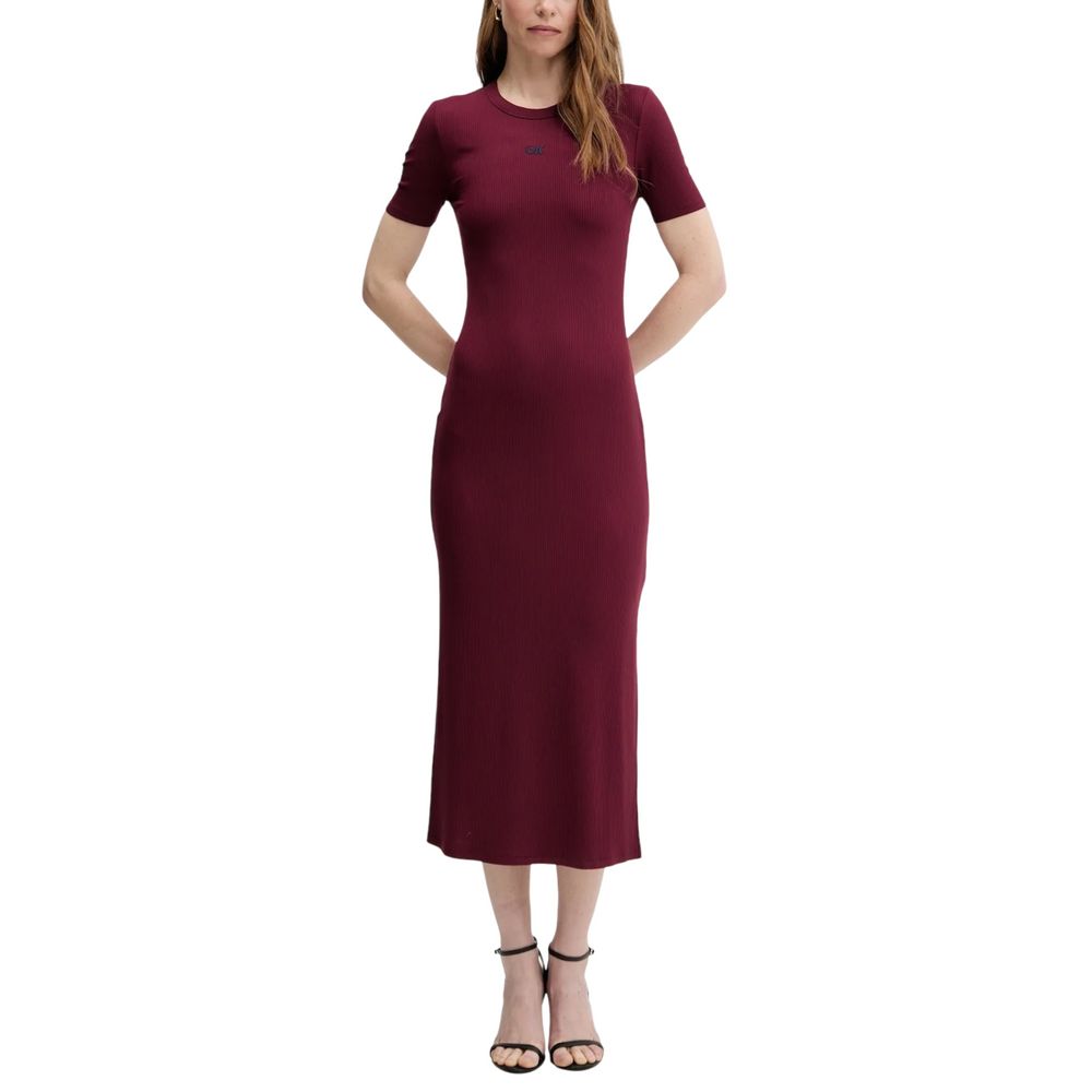 Bordeaux Modal Long Dress - ventzia
