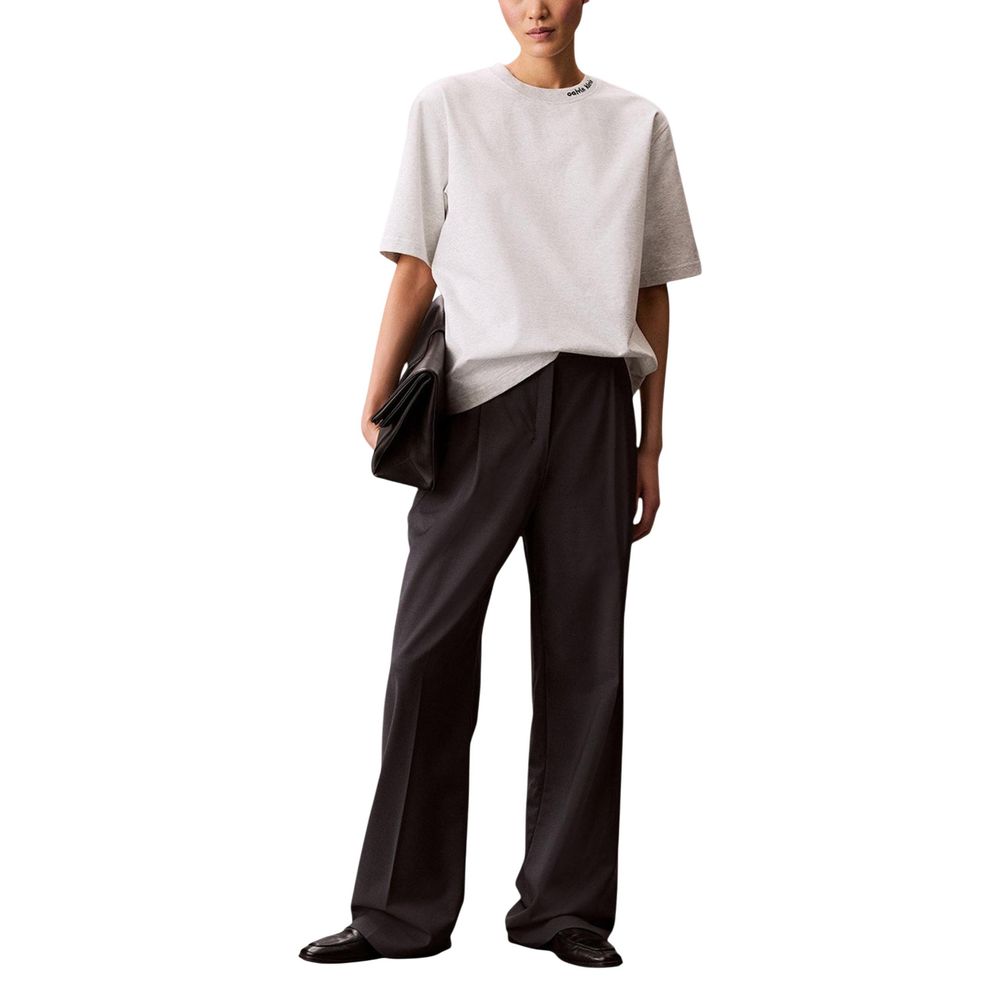 Gray Cotton T-Shirt - ventzia