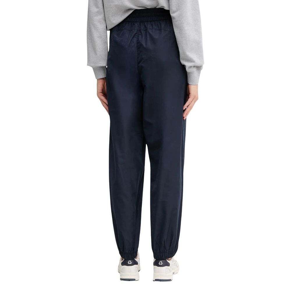 Blue Recycled Polyester Joggers (Workout Pants) - ventzia