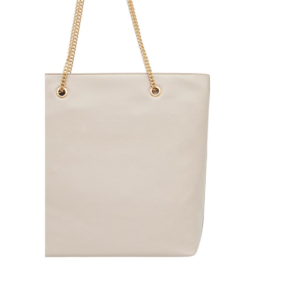 Beige Polyethylene Handbag - ventzia