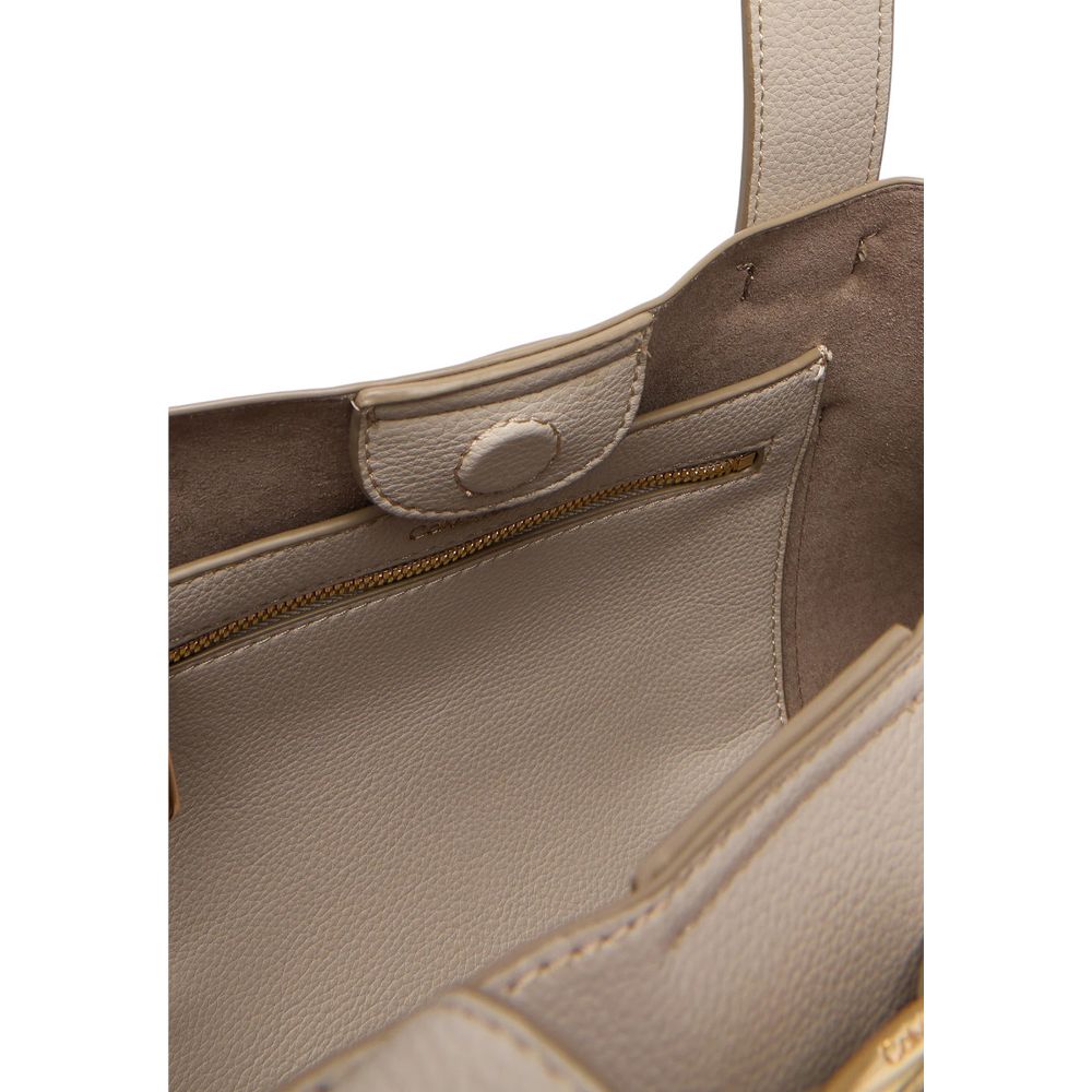 Gray Polyethylene Handbag - ventzia