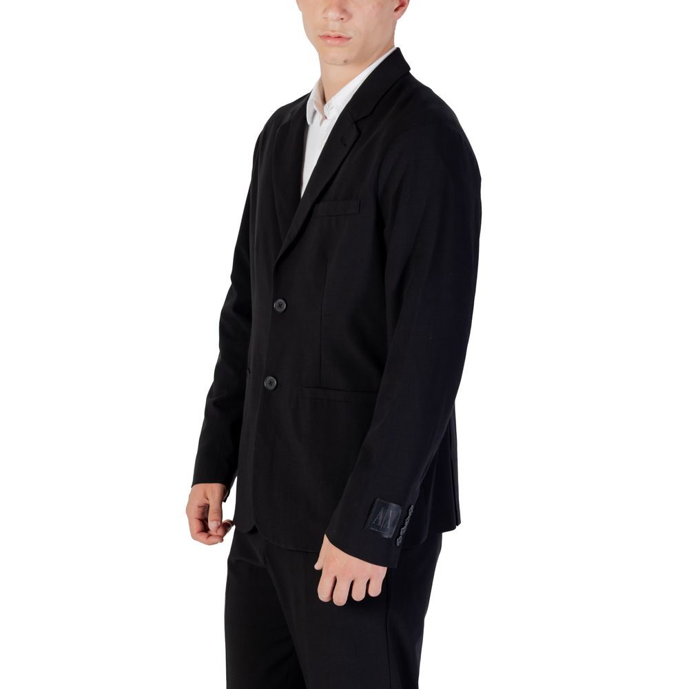 Black Lyocell Blazer - ventzia