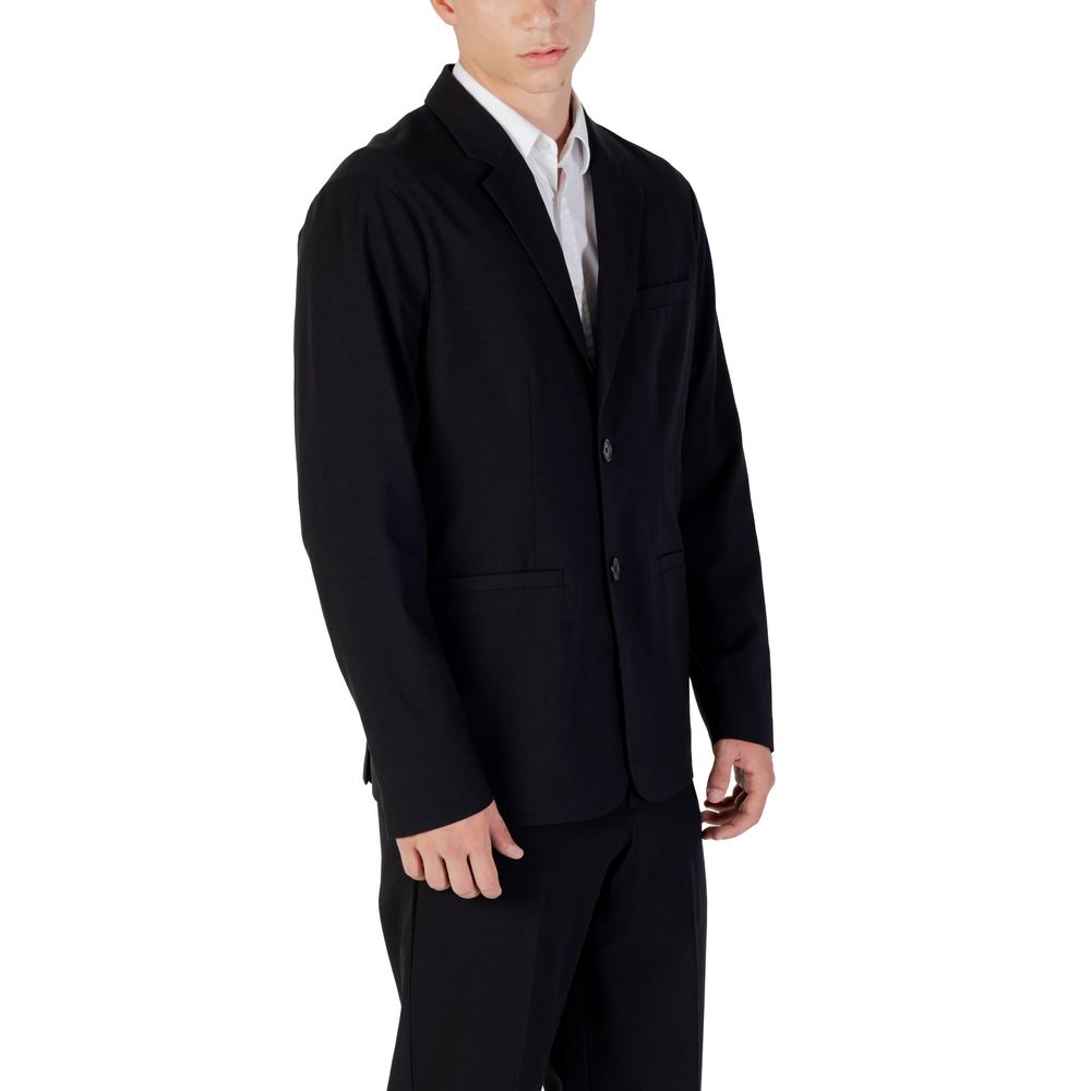 Black Lyocell Blazer - ventzia