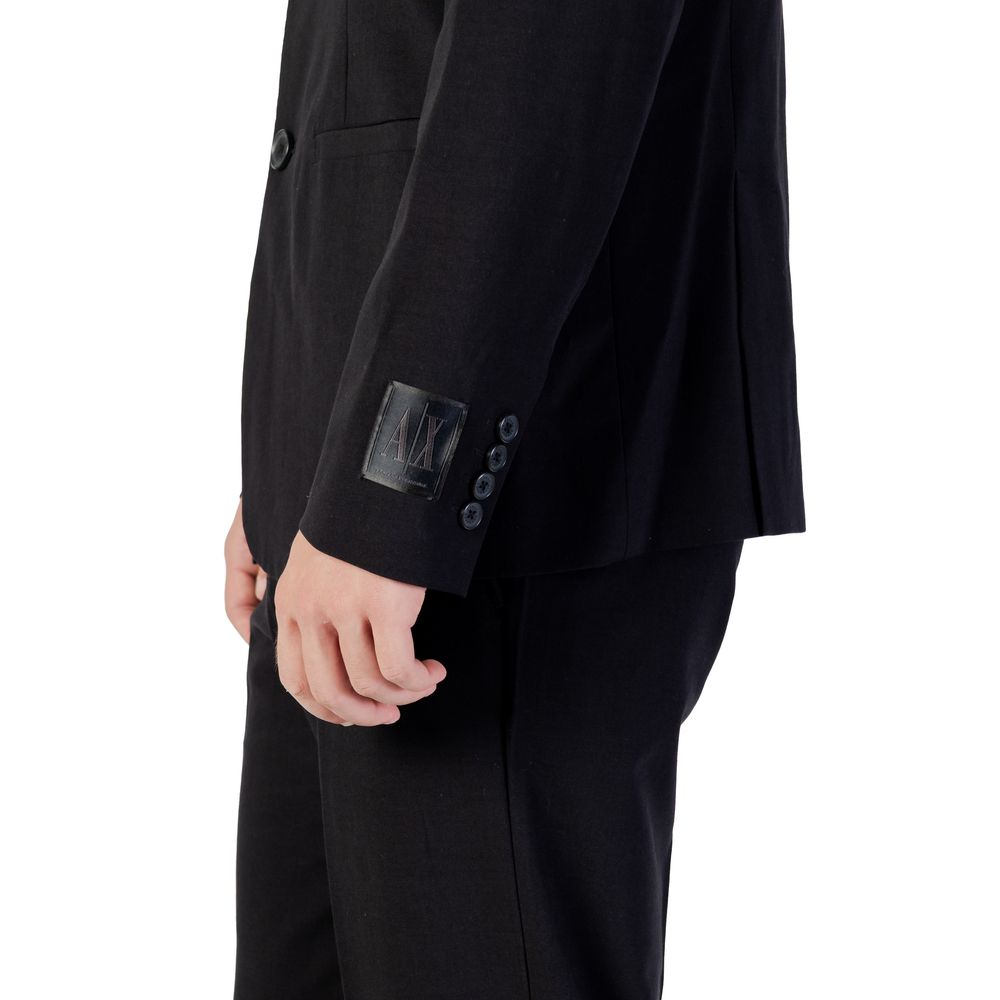 Black Lyocell Blazer - ventzia