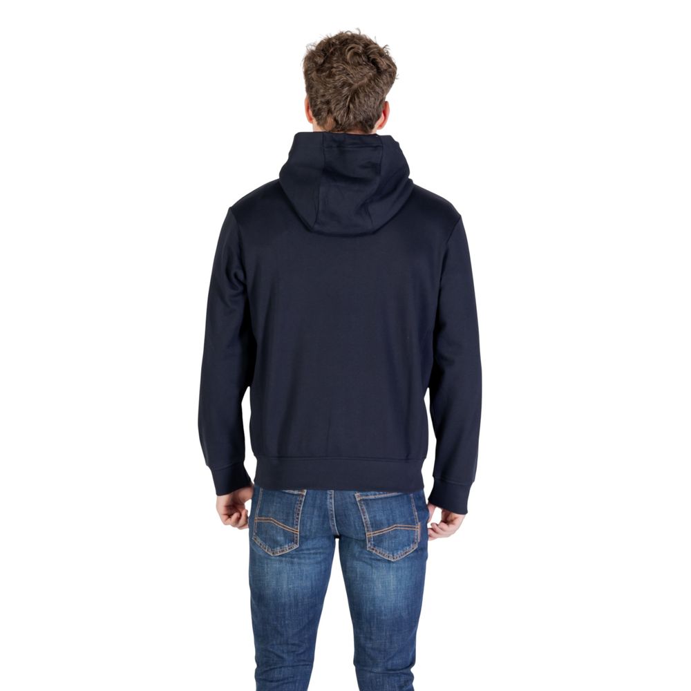 Blue Cotton Hoodie - ventzia