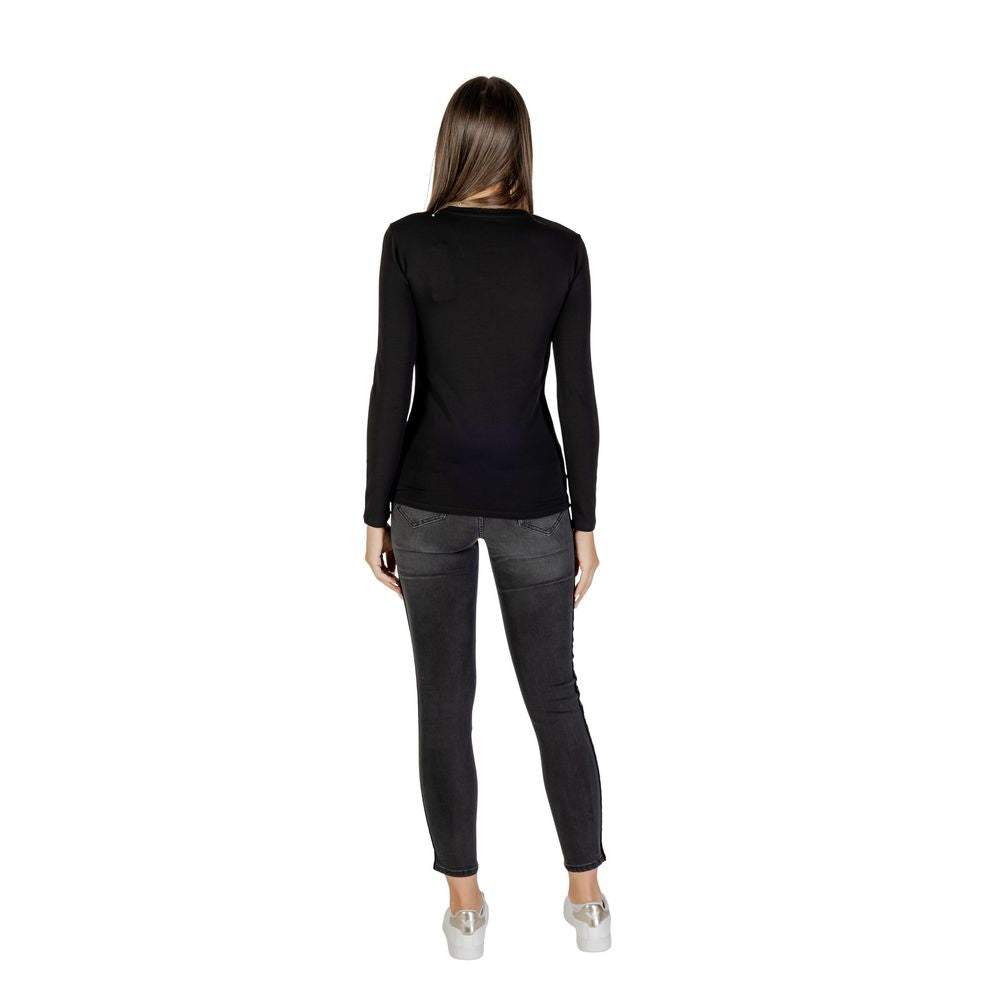 Black Cotton T-Shirt - ventzia