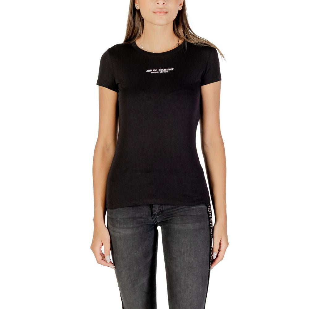 Black Cotton T-Shirt - ventzia