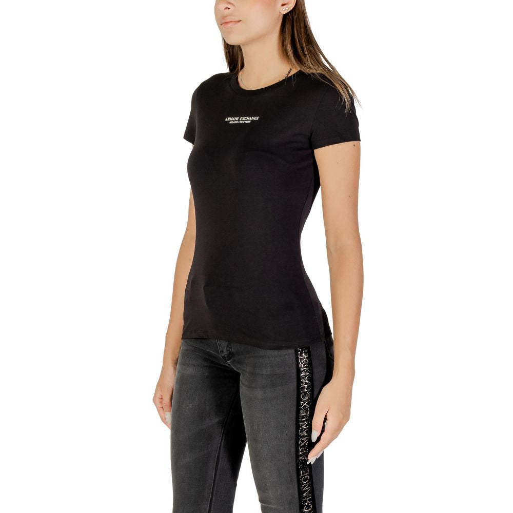 Black Cotton T-Shirt - ventzia