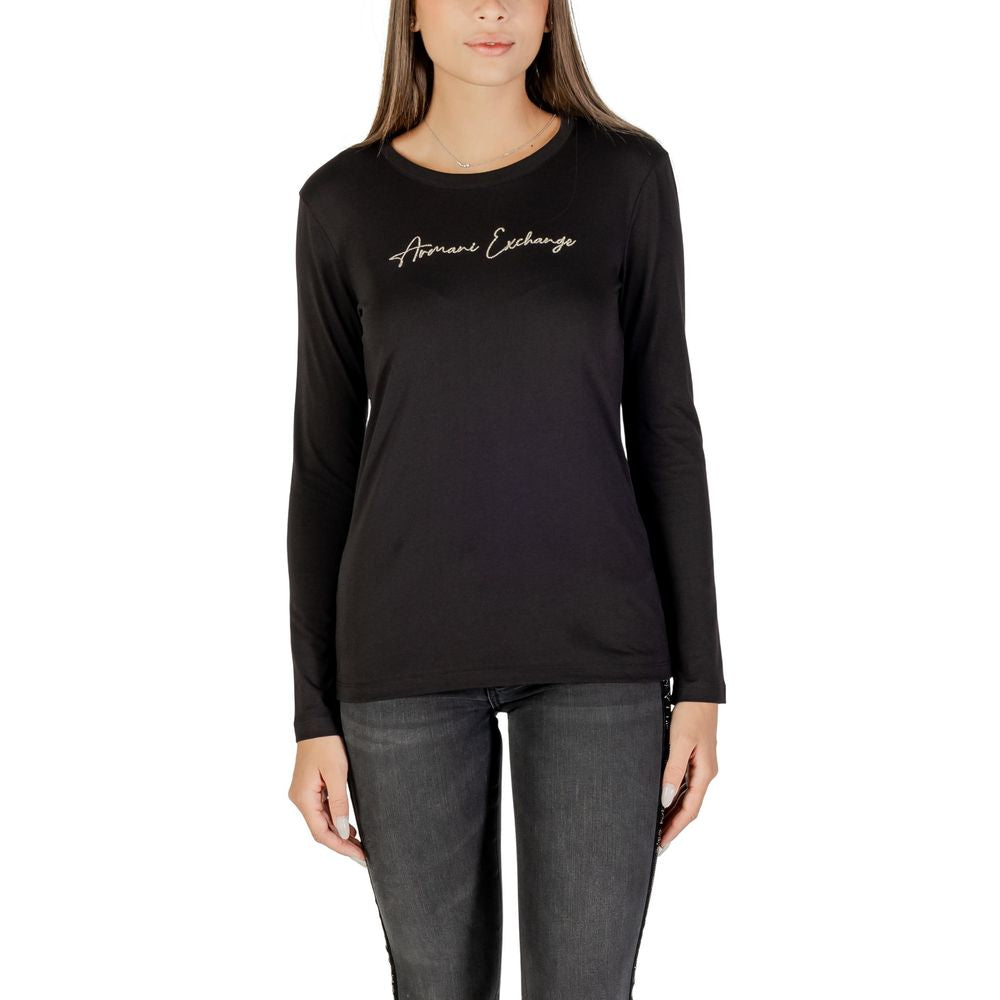 Bicolor Cotton Long Sleeve T-Shirt - ventzia