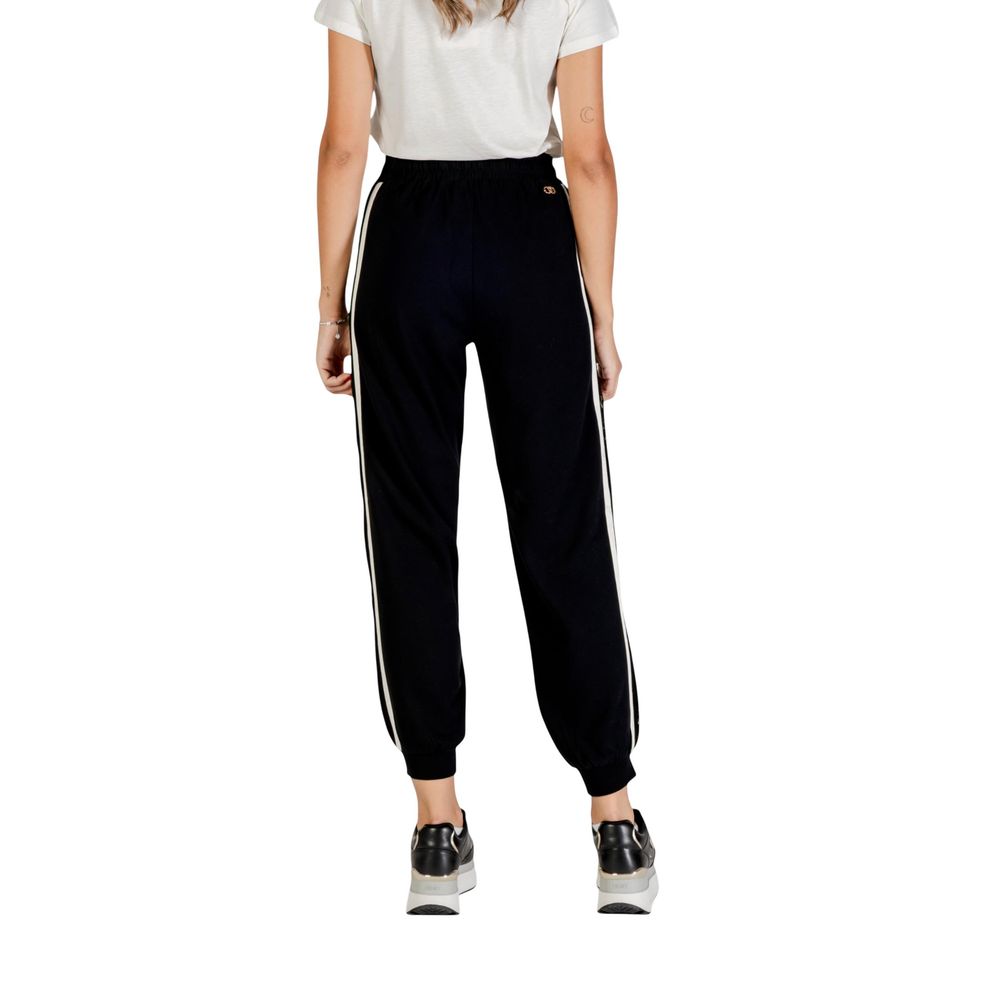 Black And White Cotton Joggers (Workout Pants) - ventzia