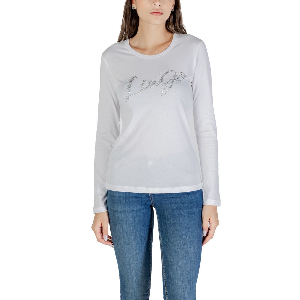 Bicolor Cotton Long Sleeve T-Shirt - ventzia