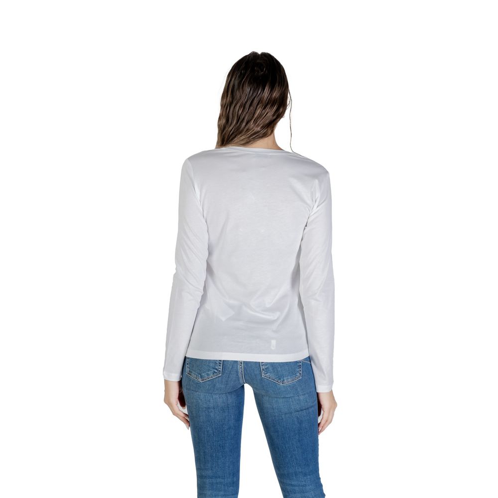 Bicolor Cotton Long Sleeve T-Shirt - ventzia