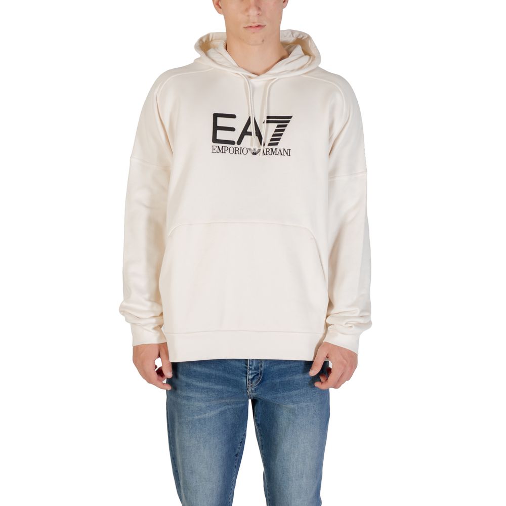 Black And White Cotton Hoodie - ventzia
