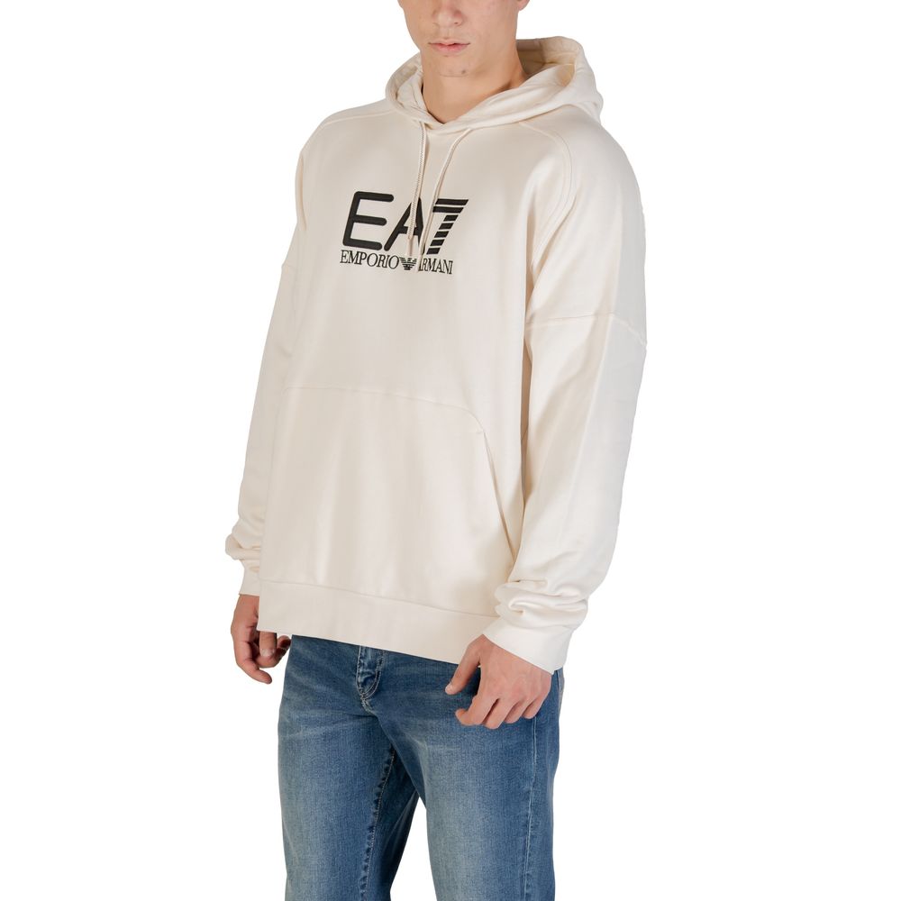 Black And White Cotton Hoodie - ventzia