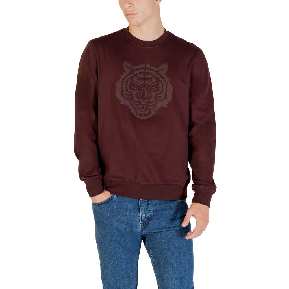Bordeaux Cotton Sweatshirt - ventzia
