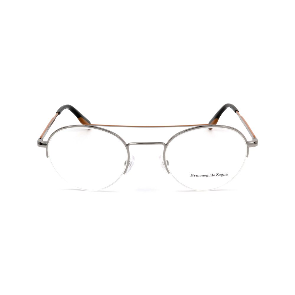 Gray Metal Glasses (Frames) - ventzia