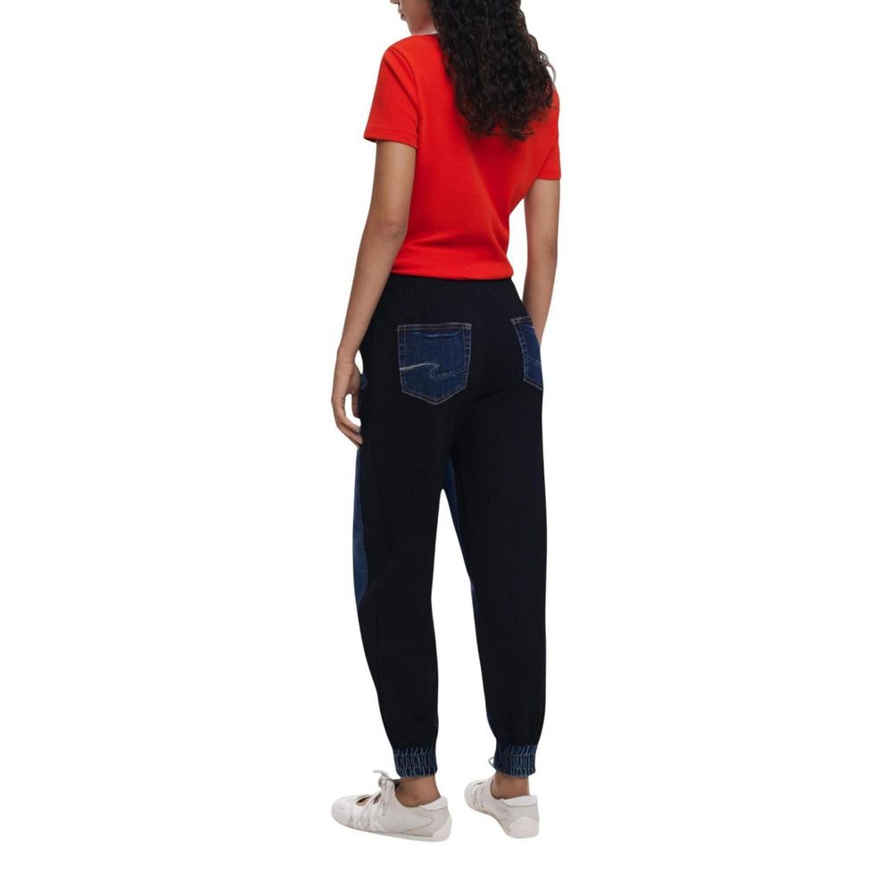 Blue Cotton Joggers (Workout Pants) - ventzia
