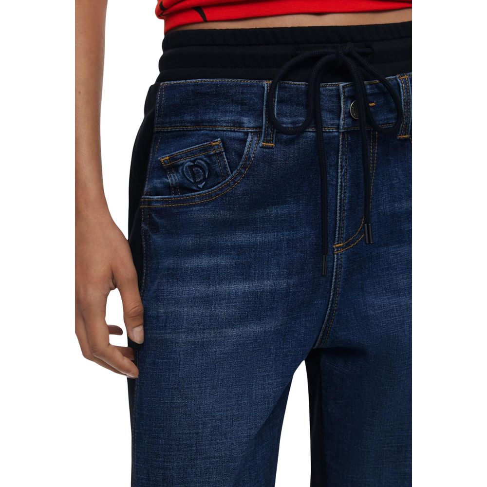 Blue Cotton Joggers (Workout Pants) - ventzia