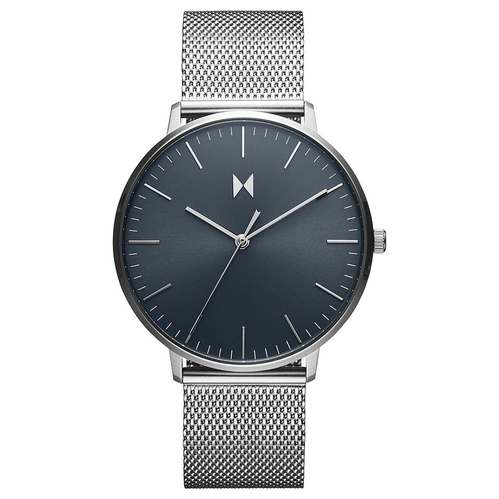 Gray Stainless Steel Dress Watch - ventzia