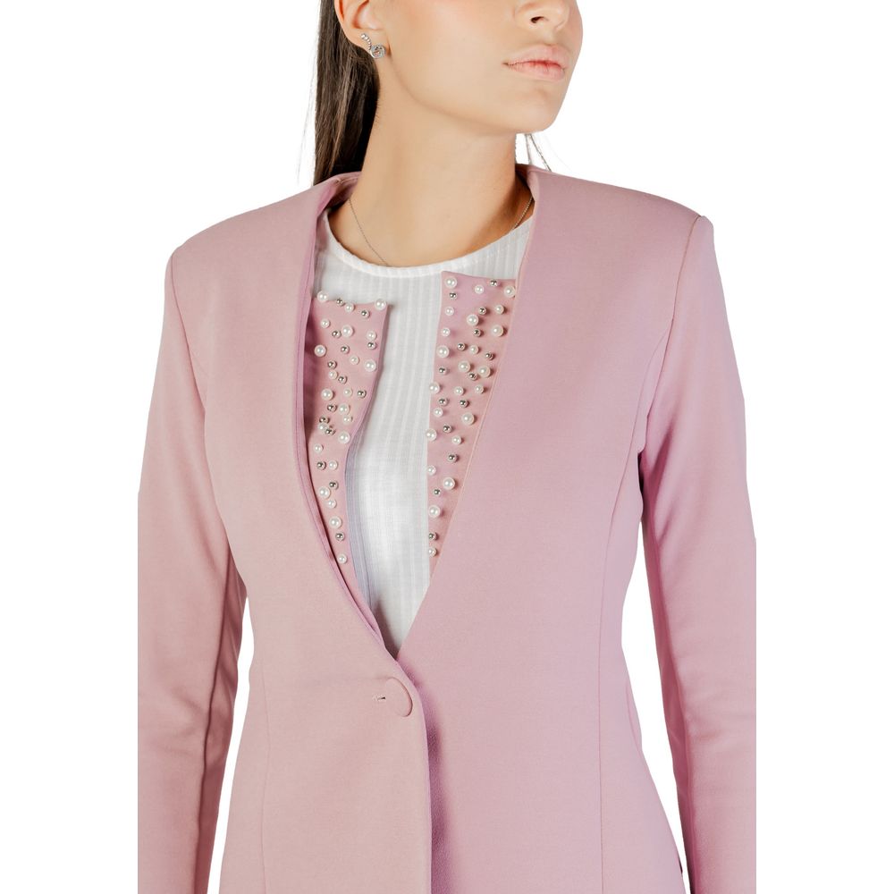 Multicolor Polyester Blazer - ventzia