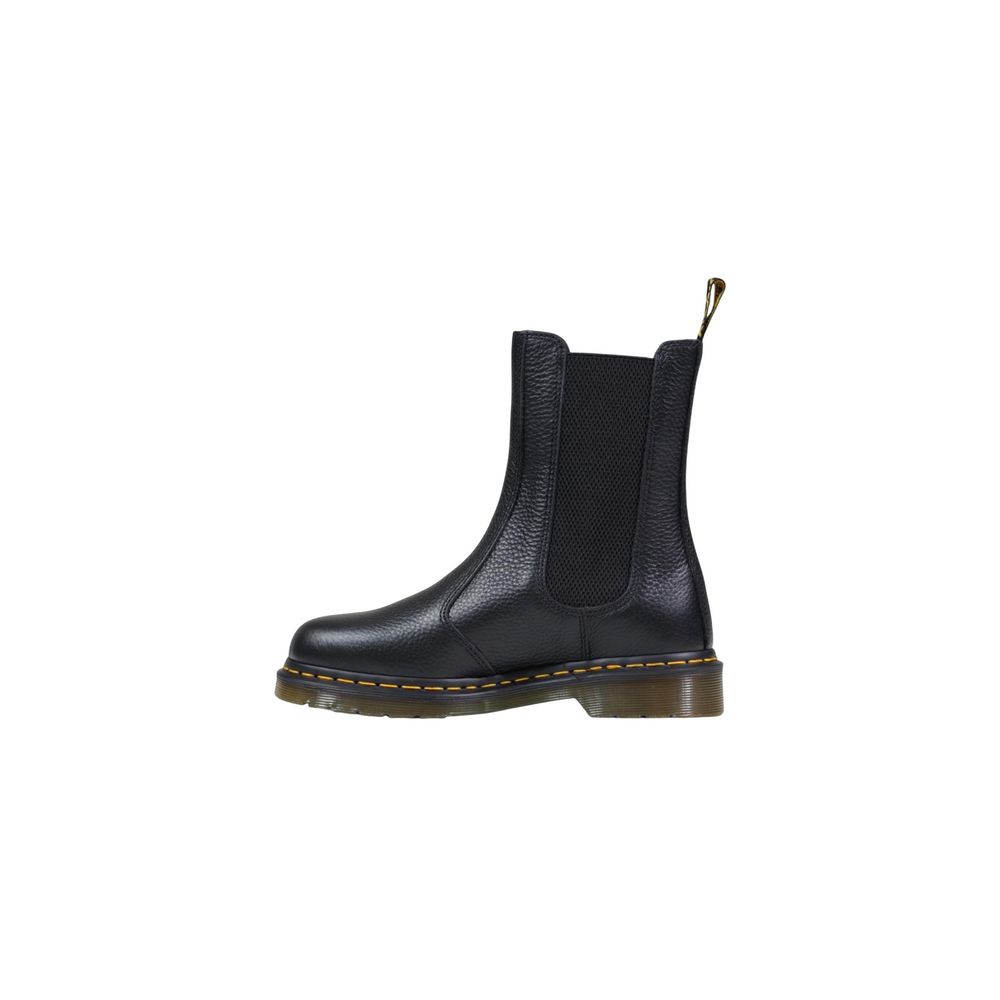 Black Leather Ankle Boots