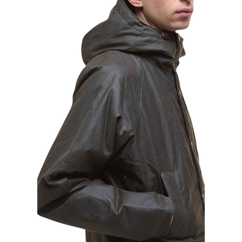 Green Cotton Parka - ventzia