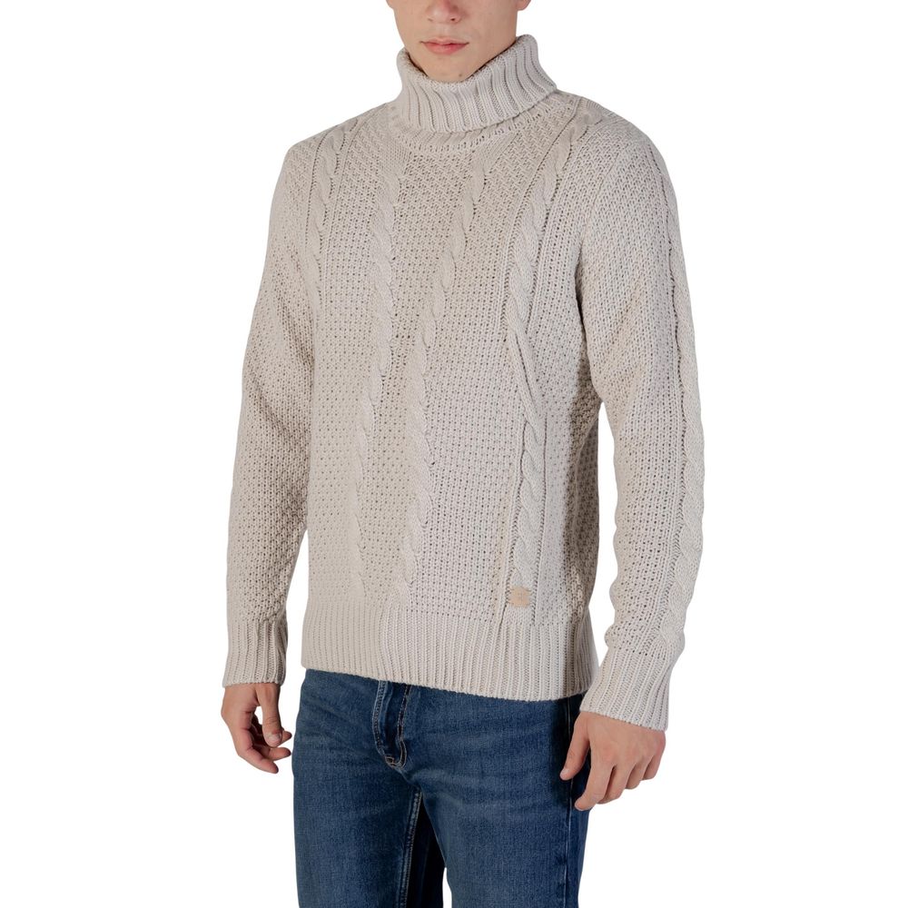 Gray Marabou Turtleneck - ventzia