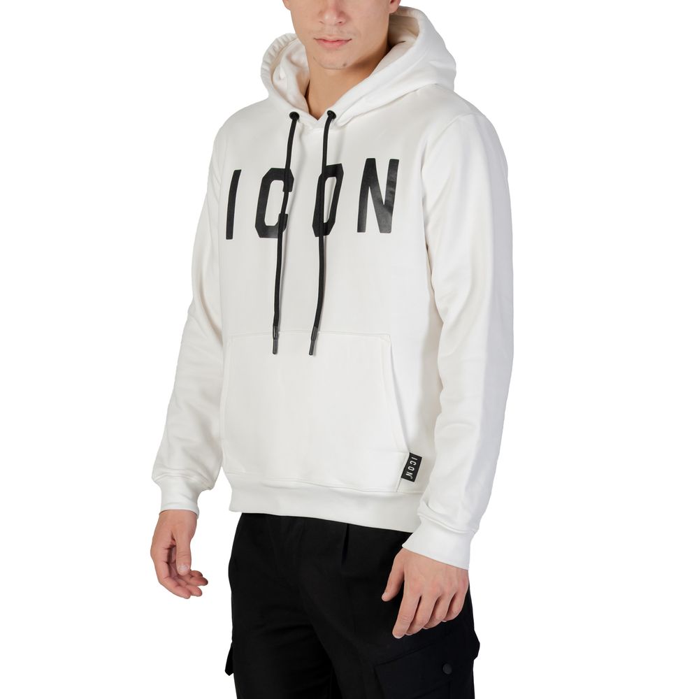 Black And White Cotton Hoodie - ventzia