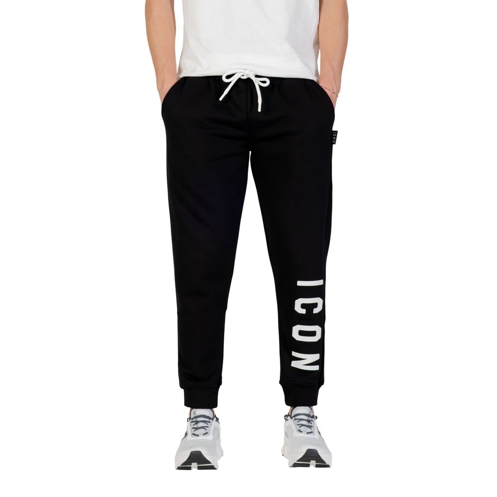 Black Cotton Joggers (Workout Pants) - ventzia