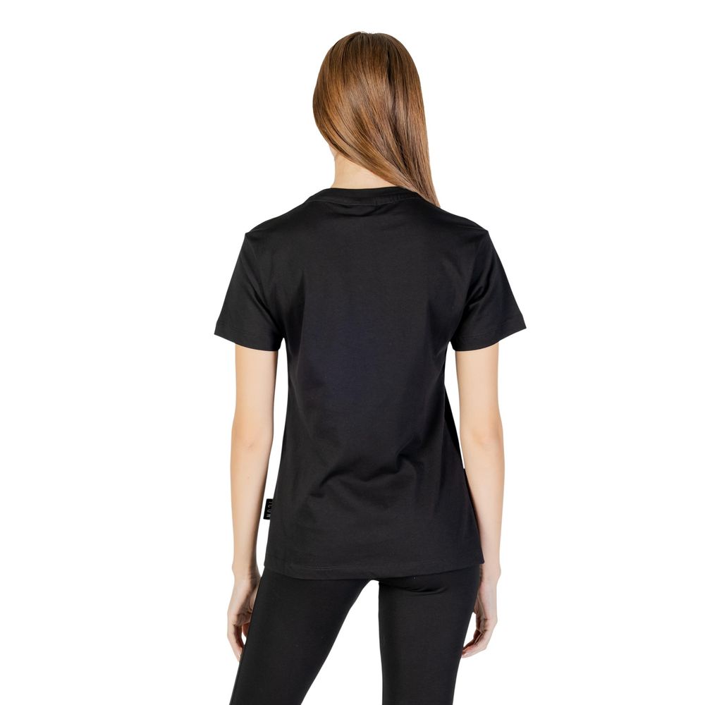 Black Cotton T-Shirt - ventzia