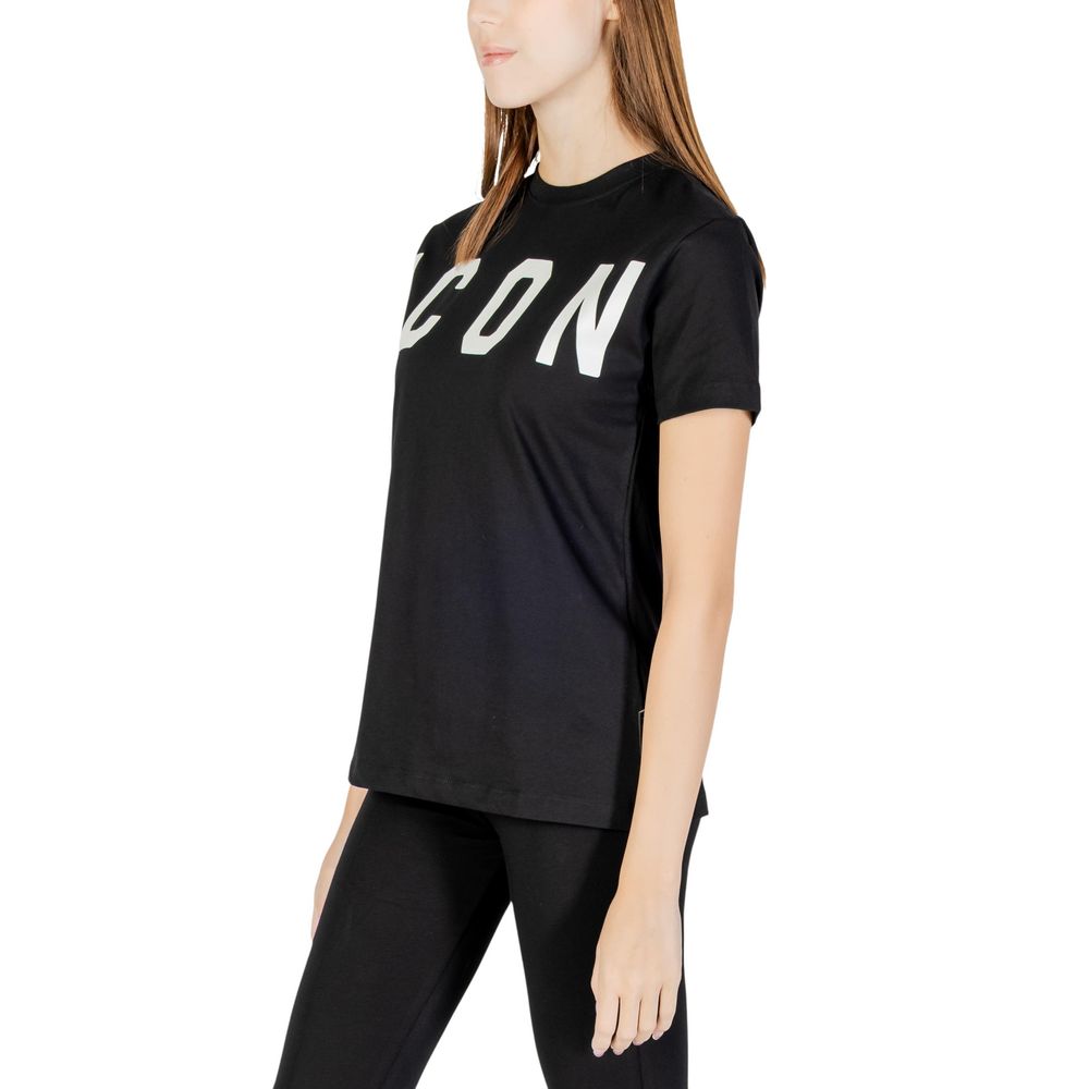 Black Cotton T-Shirt - ventzia