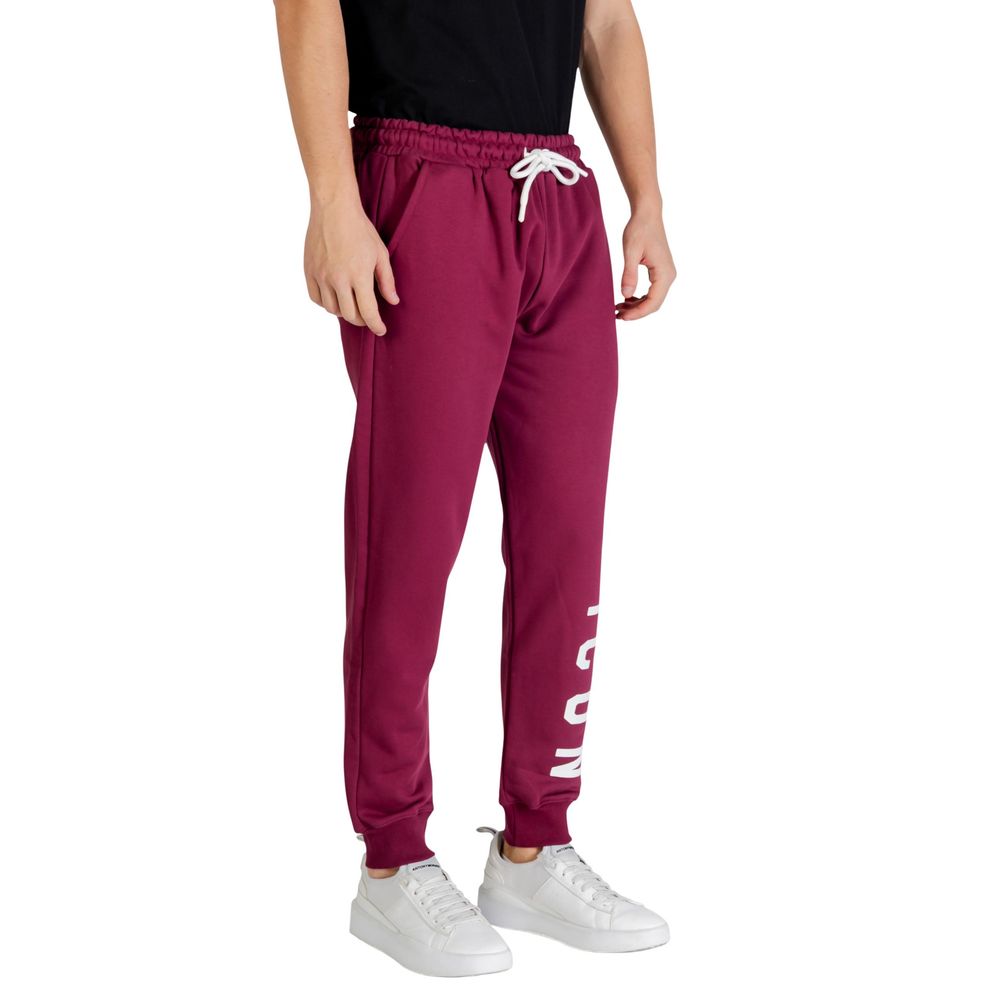Bordeaux Cotton Joggers (Workout Pants) - ventzia