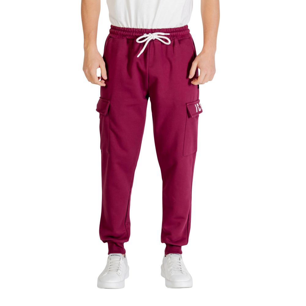 Bordeaux Cotton Joggers (Workout Pants) - ventzia
