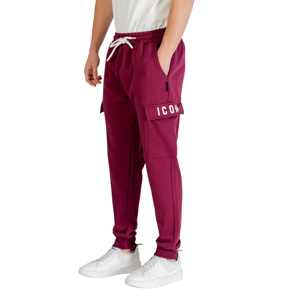 Bordeaux Cotton Joggers (Workout Pants) - ventzia