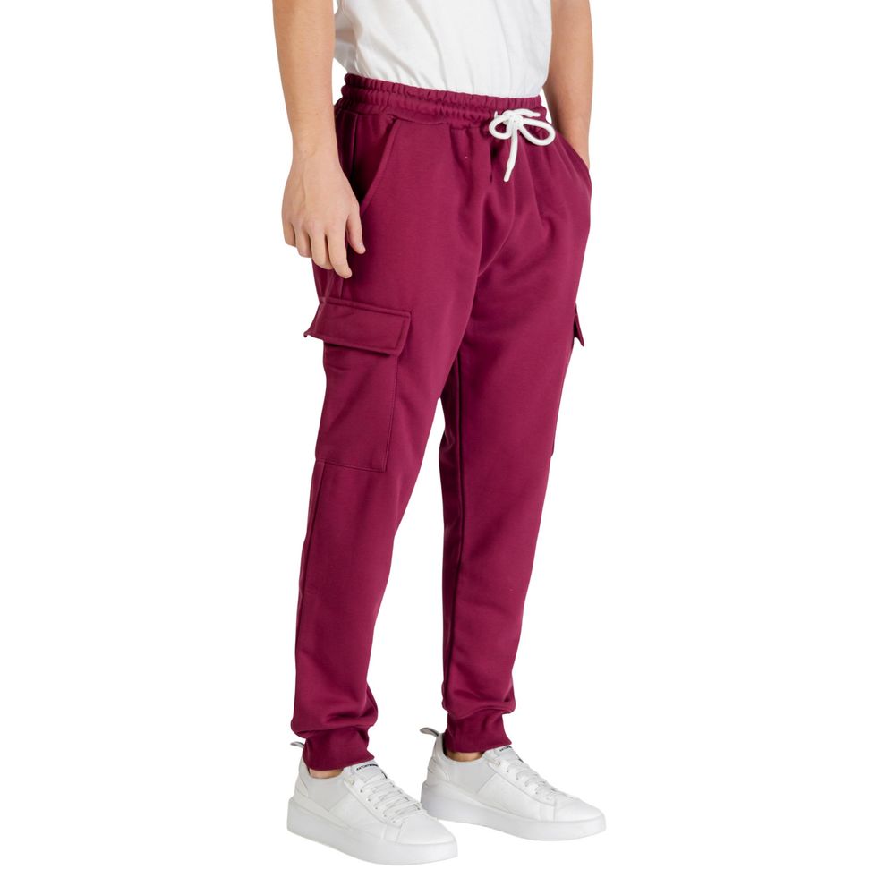 Bordeaux Cotton Joggers (Workout Pants) - ventzia