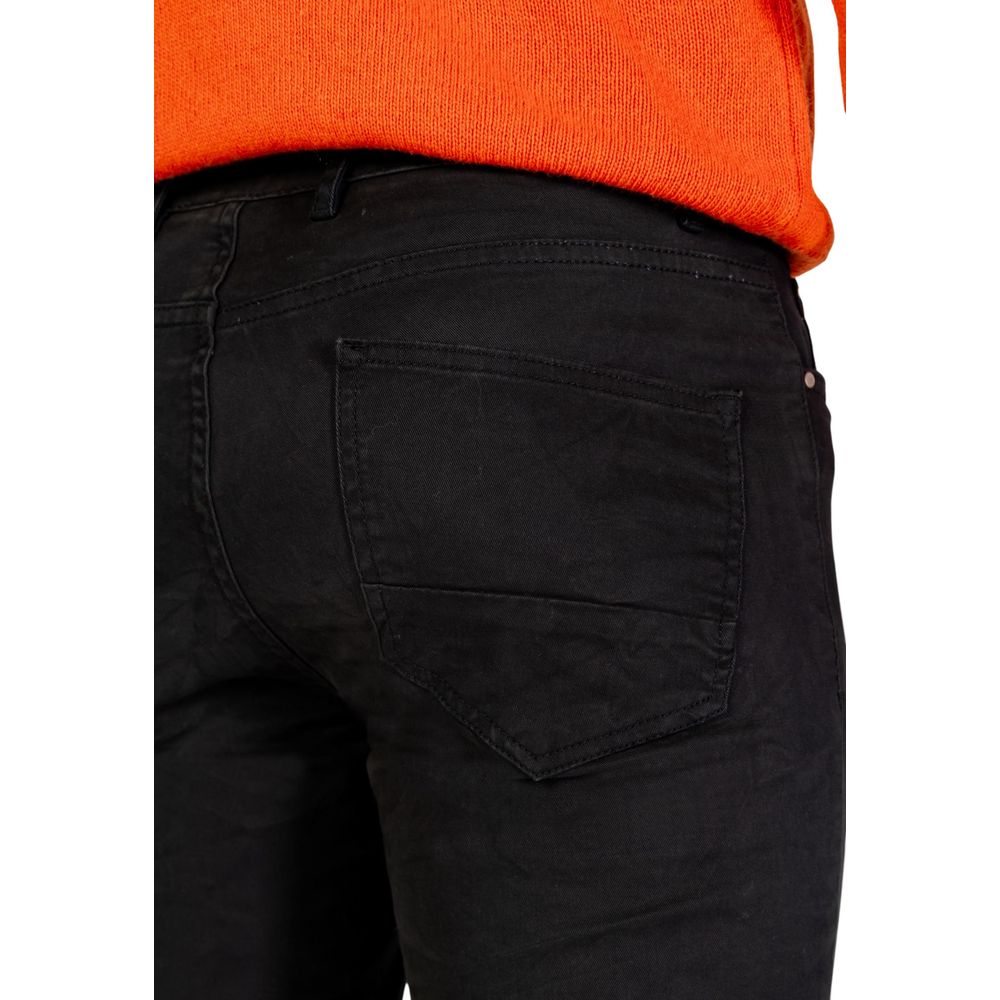 Gray Cotton Skinny Pants - ventzia