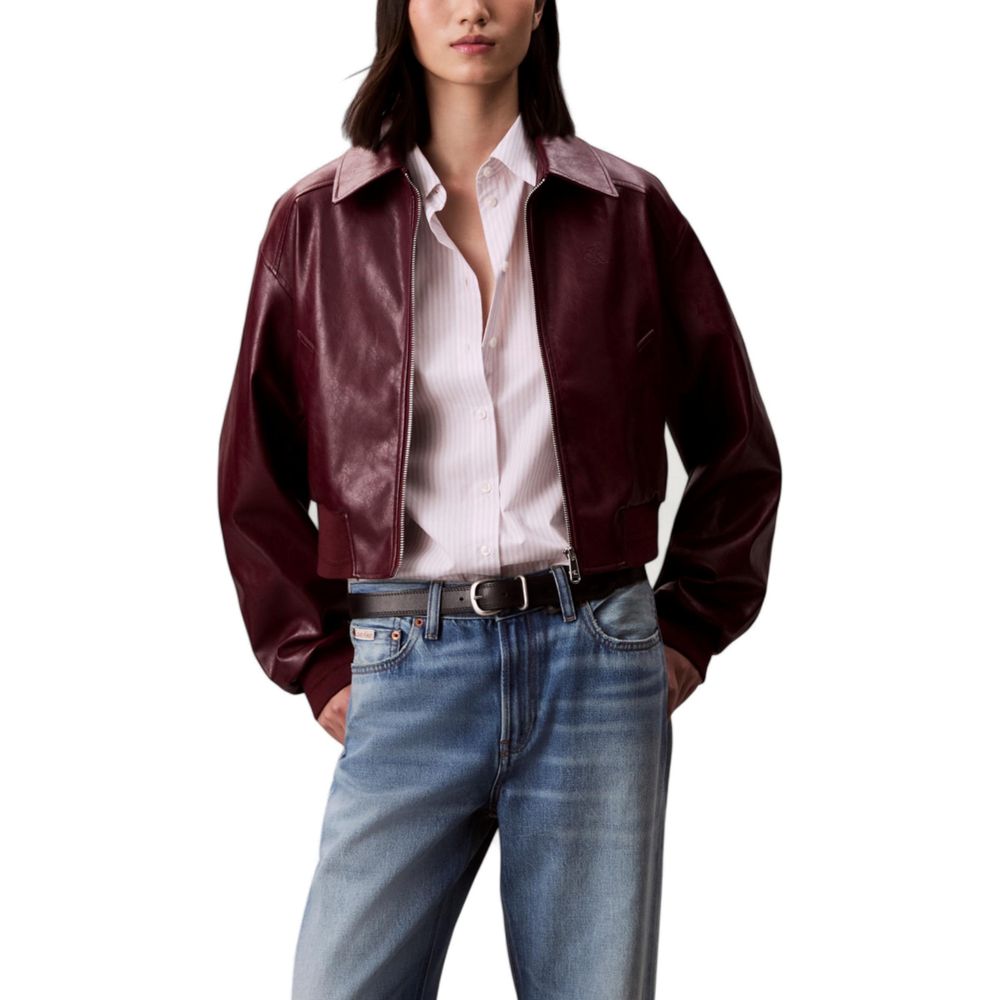Bordeaux Leather Jacket - ventzia